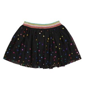 Stella McCartney Kids Black Tutu Skirt with Colorful Sparkles 🌈